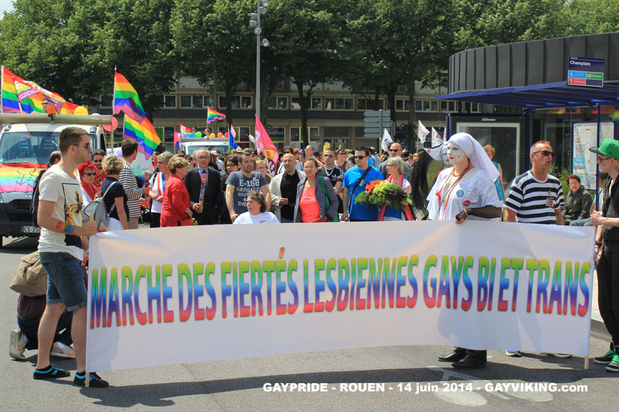 GayPride, Marche des Fiertés à Rouen en 2014