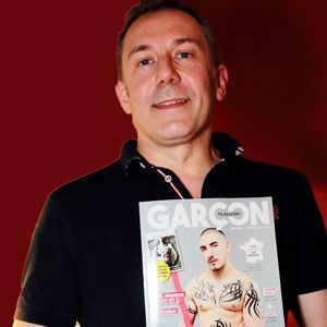 Christophe Soret, rédacteur en chef de Garçon Magazine