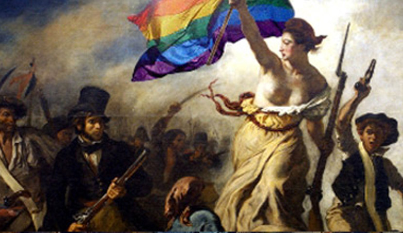 La Liberté LGBT guidant le peuple