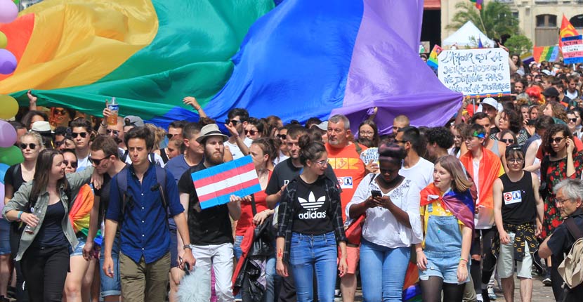 A Caen succès de la Pride 2018, la jeunesse est dans la rue (photos)