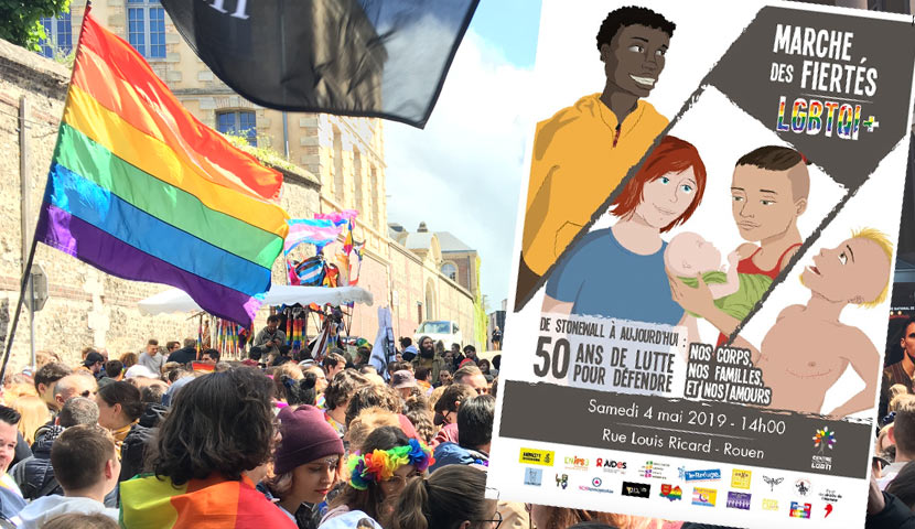 A Rouen, la Pride 2019 a rassemblé 2000 personnes