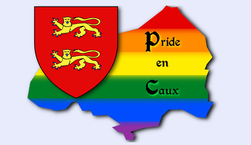 pride en caux, logo LGBT