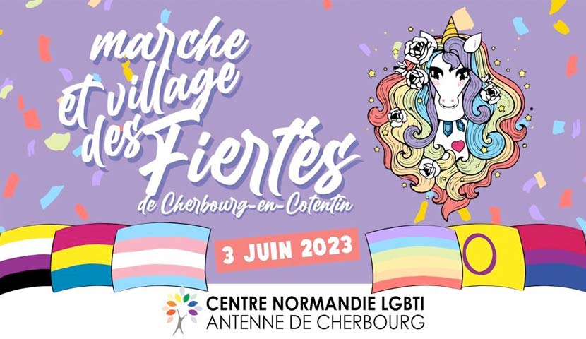 affiche Pride Cherbourg 2023