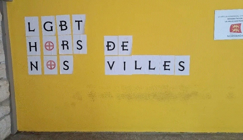Tags homophobes Le Havre
