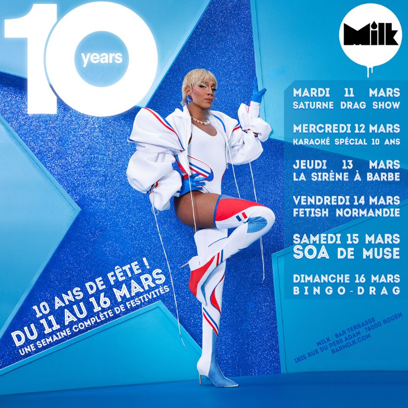 flyer 10 ans Le Milk