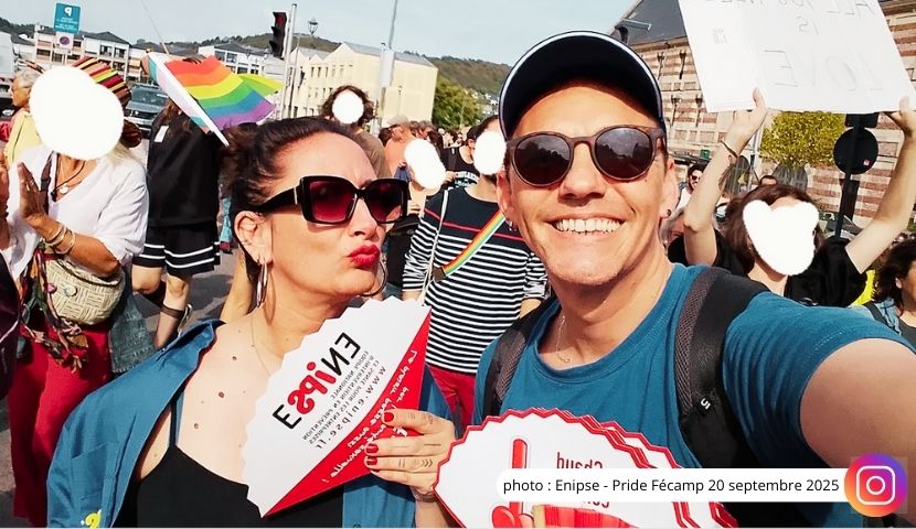 Enipse à la Pride de Fécamp