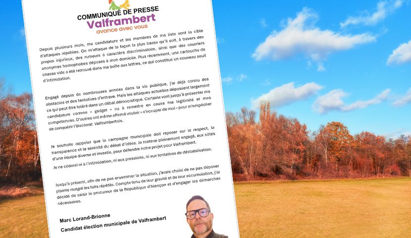 insultes et menaces homophobes