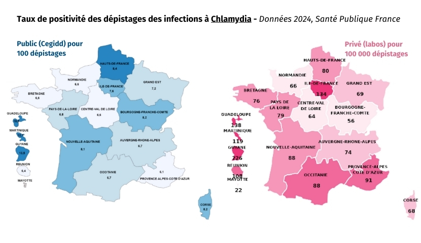 Chlamydia : contamination en France