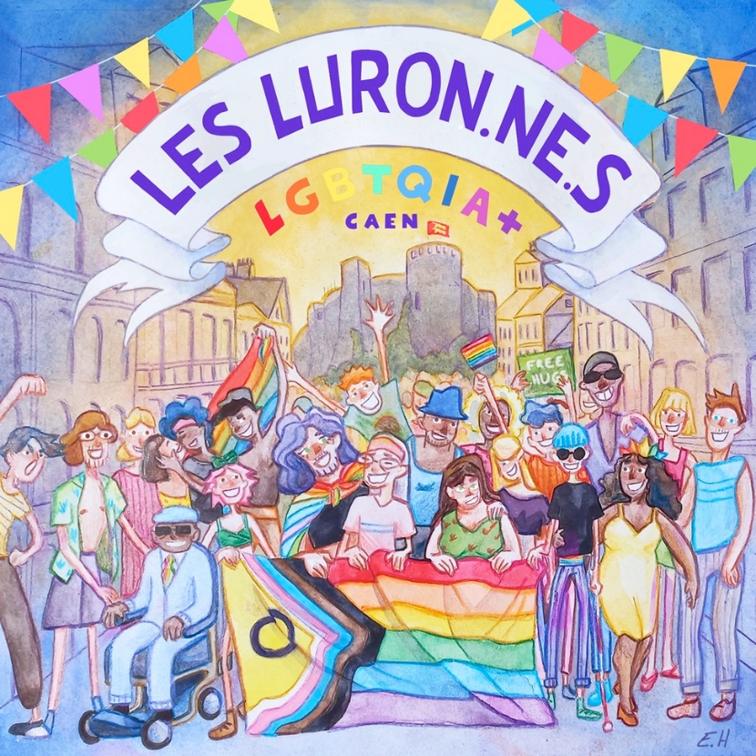 Les Luron.ne.s LGBTQIA+ association Caen